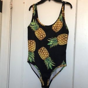 Forever 21 pineapple swimsuit